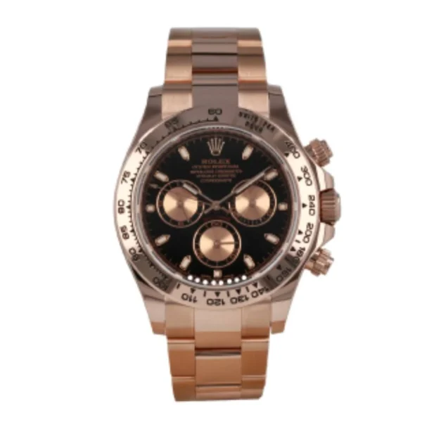 Rolex Daytona Cosmograph 116505 Everose Gold Black Dial Replica