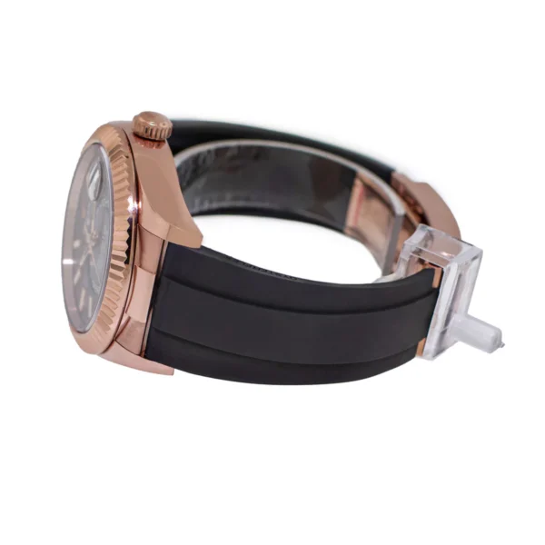 Rolex Sky-Dweller 326935-0007 SRO Automatic Everose Rhodium Dial Rubber Strap Replica