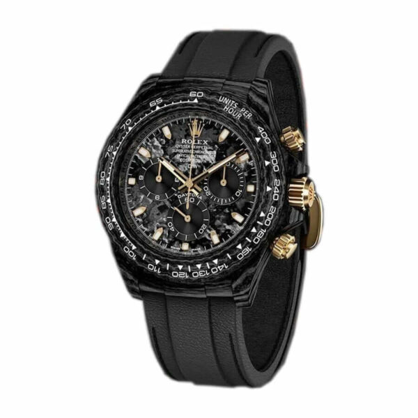 Rolex Daytona DiW NTPT Carbon 46490 “All Carbon Lemon Edition” Replica