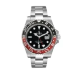 The Rolex GMT-Master II Red Black Dial Coke 16710 Replica