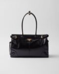 Prada Bonnie Large Leather Handbag