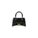 HOURGLASS plus small crocodile embossed handbag