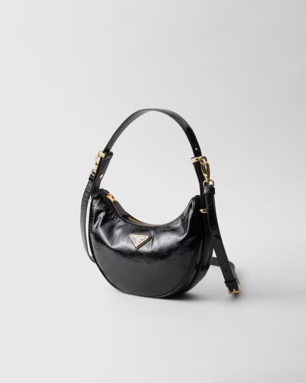 Prada Arqué Naplak Painted Leather Shoulder Bag