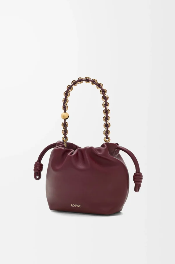 Mini Flamenco purse in mellow nappa lambskin