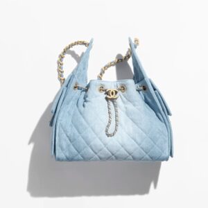 CHANEL 25 small denim handbag