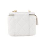 CHANEL 23P LIPSTICK BOX WITH CHAIN WHITE