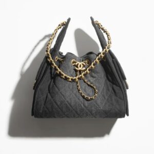 CHANEL 25 small denim handbag