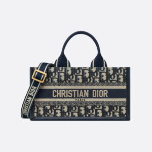 East-West Dior Book Tote with strap