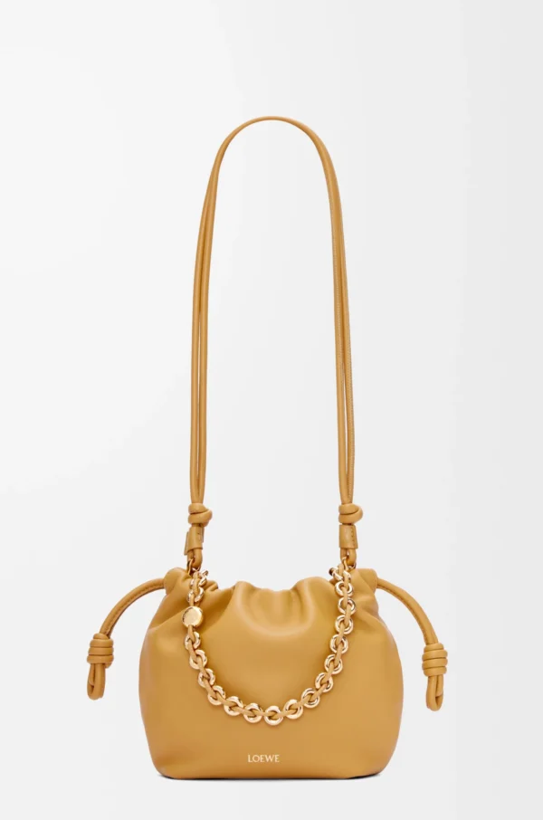 Mini Flamenco purse in mellow nappa lambskin