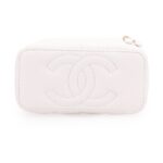 CHANEL 23P LONG BOX WITH CHAIN WHITE