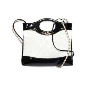 CHANEL 31 MINI SHOPPING BAG PATENT CALFSKIN