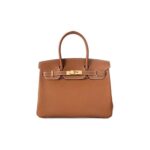 Hermès Birkin 25 with gold-plated hardware, fully hand-stitched togo