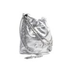 CHANEL 22 MINI HANDBAG Silver