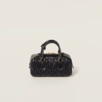 Arcadie Matelassé Small Soft Lamb Leather Handbag