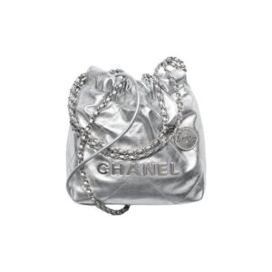 CHANEL 22 MINI HANDBAG Silver