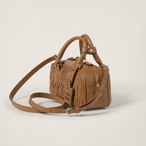 Arcadie Matelassé Small Soft Lamb Leather Handbag