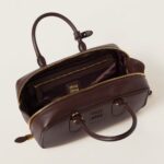 Arcadie Leather  Large Handbag Shrubby Oak Color