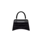 HOURGLASS Crocodile embossed small handbag