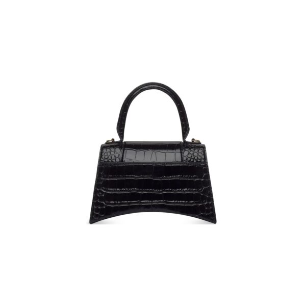HOURGLASS Crocodile embossed small handbag